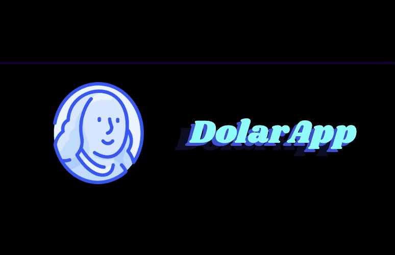 DolarApp interface showing live currency exchange rates for Argentine Peso